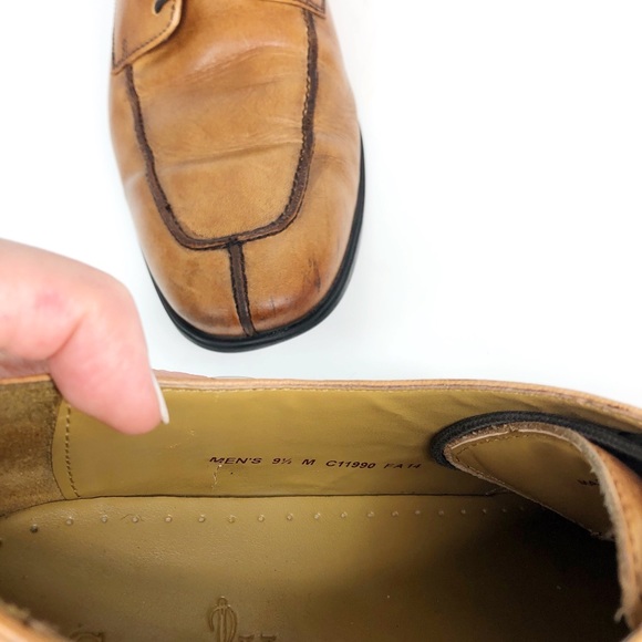 Cole Haan C11990 Brown Leather Split Toe Oxford9.5 - Picture 7 of 8